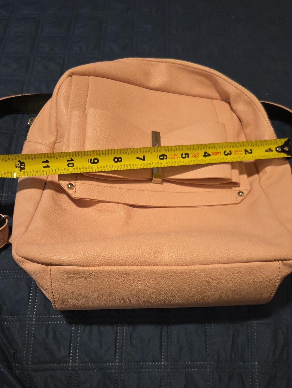Betsey Johnson Pink Bow Front Backpack - Picture 15 of 17